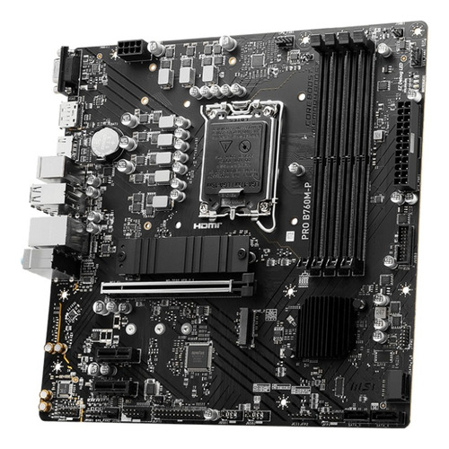 Mtherboard Msi Pro B760m-p Intel Lga1700 Ddr5 Matx Pcreg Neg