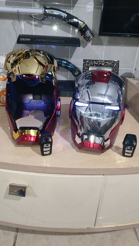 Capacete Eletrônico Comando Voz Iron Man Mk5 Homem De Ferro
