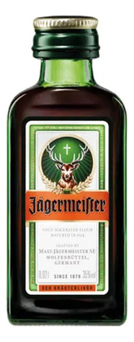 Kit 6 Bebida Licor Jagermeister Mini Garrafa Vidro 20ml