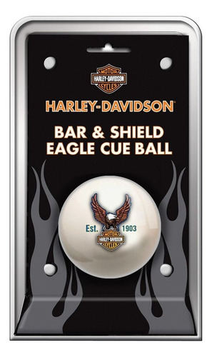 Harley-davidson Bar & Shield Eagle Bola De Billar