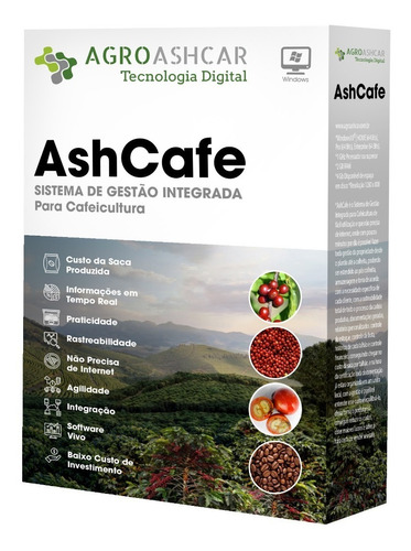 Ashcafe Sistema De Gestão Para Cafeicultura - 30 Mil Pés