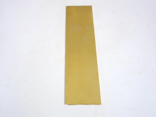 Imagem 1 de 3 de Chapa Latão 0,40 X 50 X 300 Mm