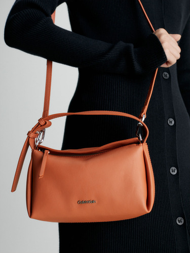 Mini Bolso De Hombro Cuero Sintético De Napa Calvin Klein