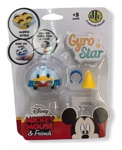 Gyro Star Pato Donald Dtc Brinquedo Disney Pião Peão