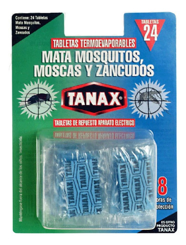 Insecticida Tanax Tableta Termoevaporable Display 24 Uni