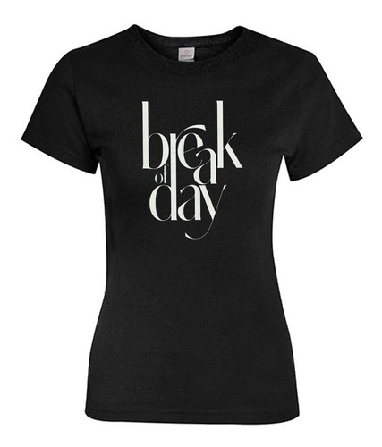 Polera Estampada Mujer Dia De Descando Break Of Day