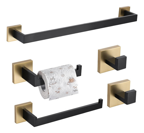Juego De Accesorios De Baño De 5 Piezas, Juego De Toalleros