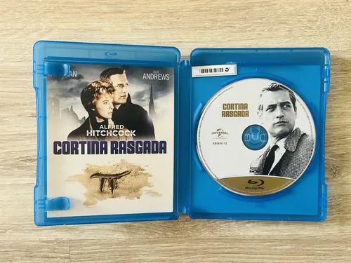 Blu-ray Cortina Rasgada Hitchcock Nacional Dublado Raro