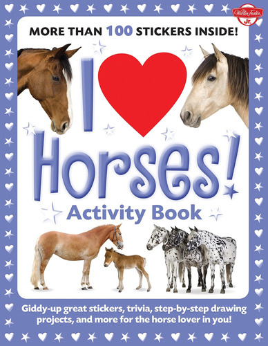 Libro: I Love Horses! Activity Book: Giddy-up Great Stickers