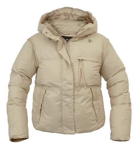 Campera Mujer Puffer Inflable Parka Chaleco Briganti Cierre