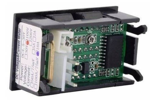 Voltímetro Amperímetro Digital Dc 0-100v 0-10a