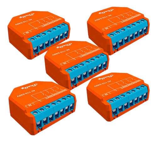 Pack 5x Shelly Plus I4 Wi-fi Controller 4 Switch