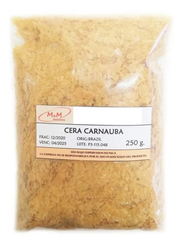 Cera Carnauba X 250 G