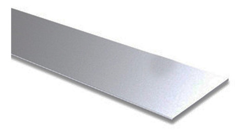 Perfil De Aluminio Plano Lámina Planchuela 120 Mm 3 Mts *