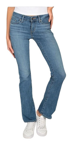 Imagen 1 de 6 de Pantalon Jeans Levis Mujer 715 Bootcut Original