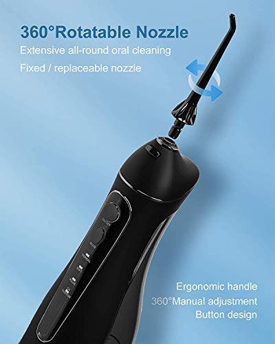 Flosser De Agua Inalambrico Para Dientes Nicwell, 4 Modos