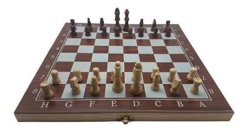 Wood Chess Board Game com o Rei Figuras, Peças De Xadrez De Madeira, Gamão  Peças, Jogadores