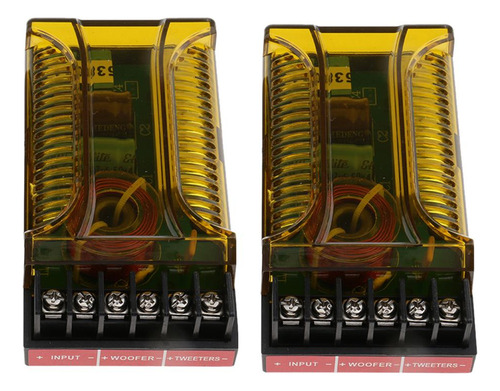 2pcs 120w De Divisor De 2 Vías -baja Para Graves