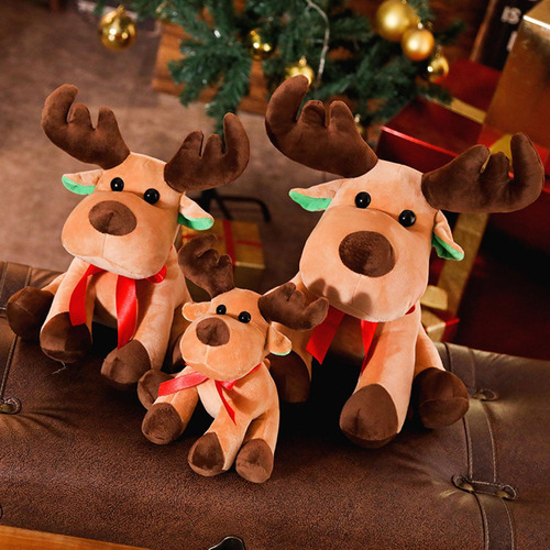 Reno De Peluche, Alce De Navidad, Juguete De Peluche, 25cm
