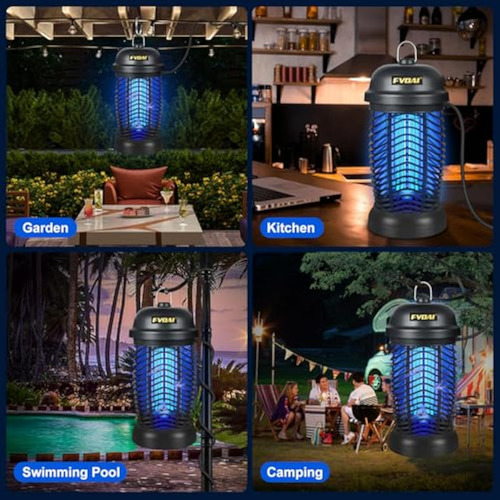 Bug Zapper Outdoor, Eliminador Electrónico De Mosquitos Con
