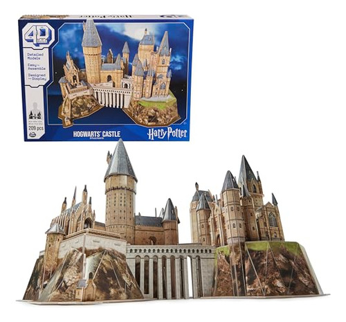 , Harry Potter Hogwarts Castle 3d Puzzle Model Kit 209 ...