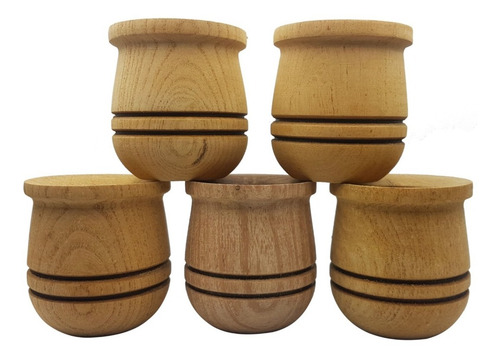 Mate Grande De Madera Algarrobo Para Pintar Camionero
