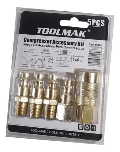 Acoples Para Compresores 5pcs De 1/4