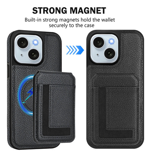 Funda Tipo Cartera De La Serie Xiaomi Con Tarjetero, Piel Sintética Con Función Atril, Ranuras Para Tarjetas