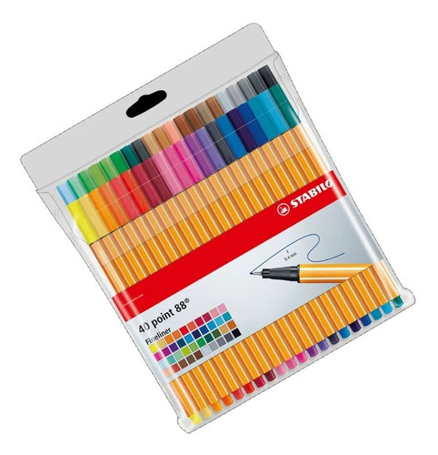 Stabilo Point 88 Original 40 Pzs + Envio