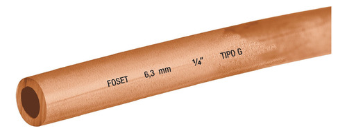 Rollo De 15 M De Tubo Flexible De Cobre De 1/4  48155