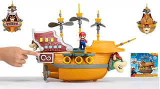 Juguete Armable Barco Super Mario Bowser Playset Nintendo