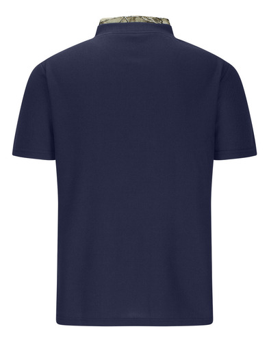Camiseta Básica Casual Para Hombre Con Cuello Alto Y Cuello