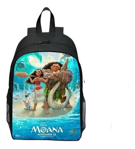 Mochila Infantil Escolar Liceal Moana Princesa En Lona