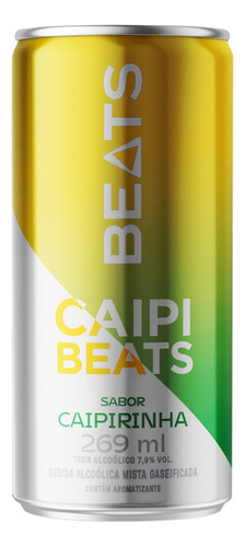 Bebida Mista Alcoólica Gaseificada Caipirinha Skol Beats Caipi Lata 269ml