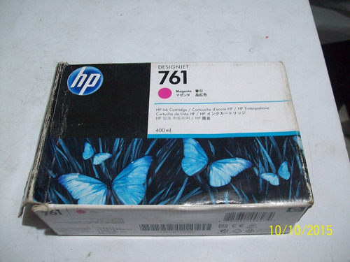 Toner Hp 761 Magenta Caja Rota Fec.vec 15 Jun 2015