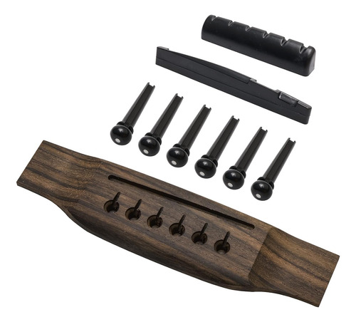 Sillín De Guitarra Acústica Swhmc Guitar Bridge Rosewood...