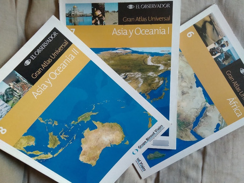 Gran Atlas Universal 6 7 8 África Asia Y Oceanía I Y Ii C/u