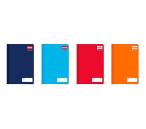 3 Cuadernos Scribe Profesional Cosido 100 Hojas Raya