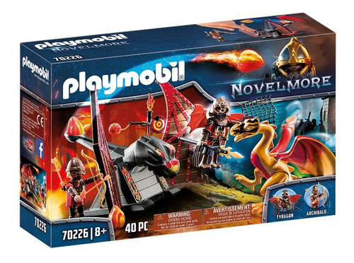 Juego Playmobil Novelmore Entrenamiento Del Dragón 40 Pzs 3