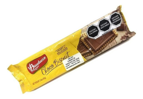 2 Pza Galletas Bauducco Cubierta De Chocolate Con Leche 80 G