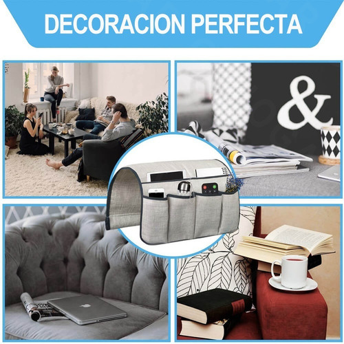 Bolsa Organizadora Protetor Braço De Sofa Cama Sala De Estar