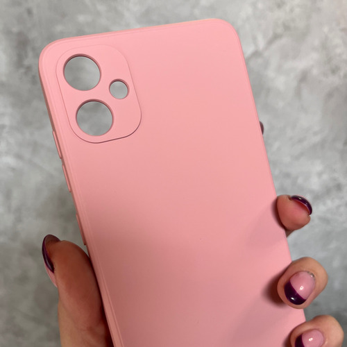 Funda Silicona Cubre Cámara Para Samsung Linea- Coolcase Rosa A06
