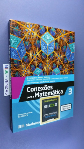 Livro Conexões Com A Matemática 3º Ano Editora Moderna