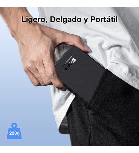 Power Bank Batería Portátil 10000mah1hora Con Pantalla Led