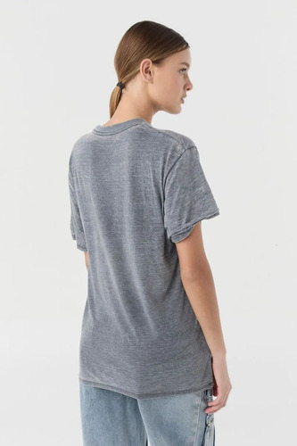 Remera Ginebra Studios Blanco Negro I25