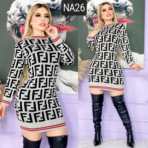 Vestido de online estambre corto