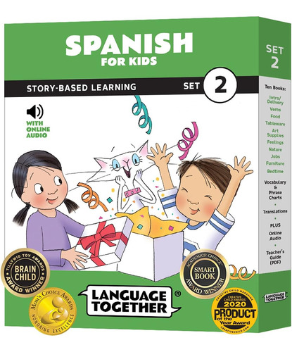 Libro: Spanish For Kids Set 2: 10 Beginner Spanish Reading B