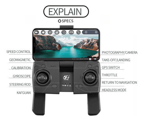 Drones Profesionales Gps 5g Con Cámara De Alta Definición 4k