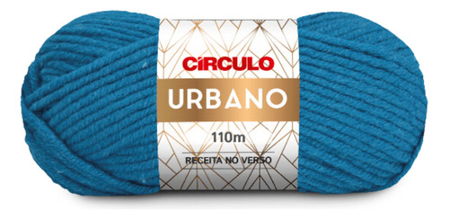 Lã Urbano Tricô Circulo Novelo 110m 100g (909 Tex) Cor 2616 - Netuno