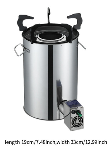 Horno De Mochilero Compacto Para Acampar Para 19x33cm